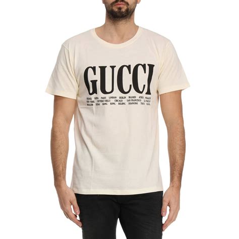 gucci t-shirt white|gucci t shirt men white.